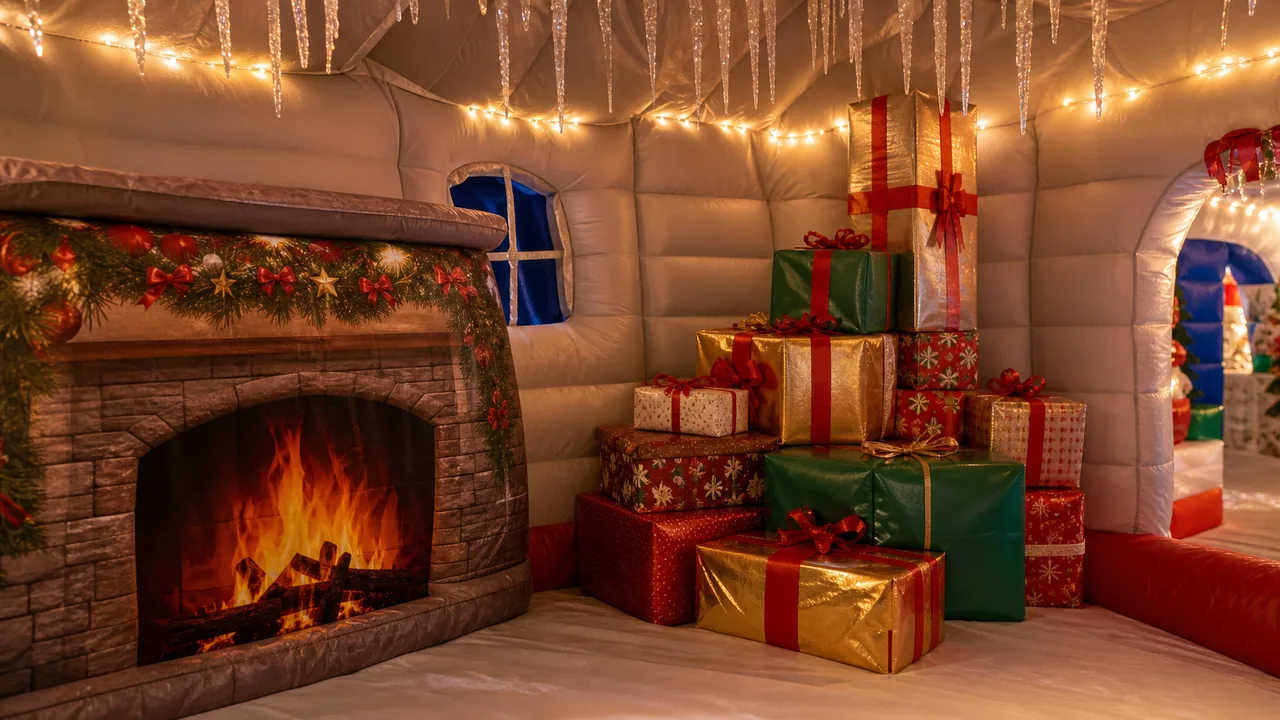 Inflatable Christmas Grotto Buyer's Guide: Santa's Villages & Walk-Through Grottos for Malls
