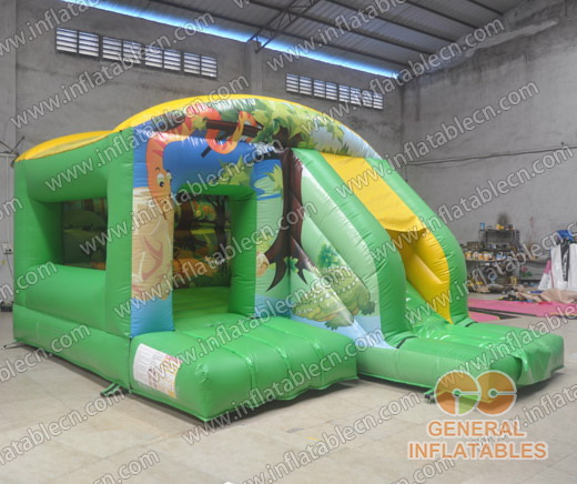 GB-052 Jungle Bounce House mit Rutsche