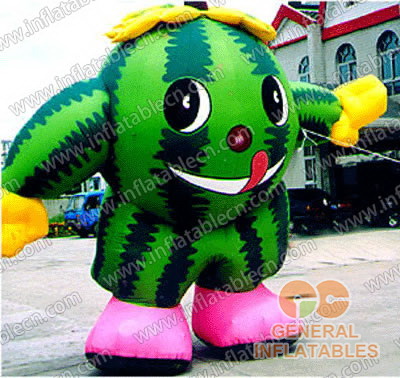 GM-012 Wassermelone Mann Aufblasbare Bewegung Cartoon