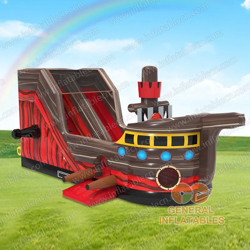 GS-284 Aufblasbare Piratenschiff-Rutsche
